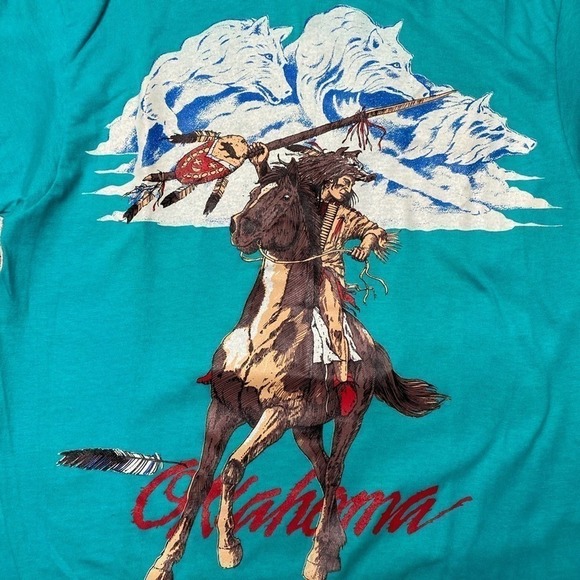 VINTAGE Deadstock Single Stitch Graphic T-Shirt Size Medium (38-40) - Picture 5 of 8